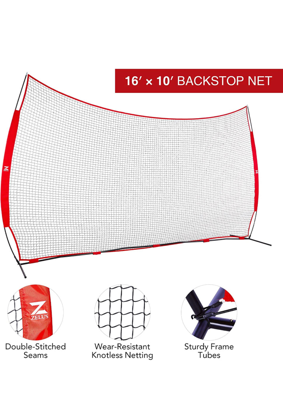 Zelus BarricadeBack stop Net