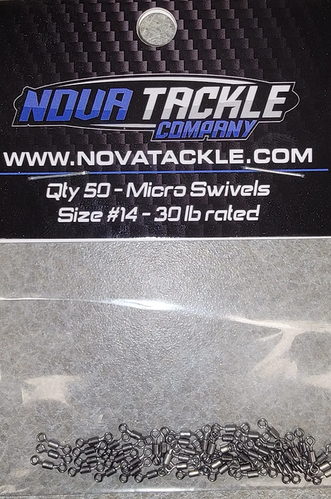 Stainless Micro Barrel Swivels - 50 pack