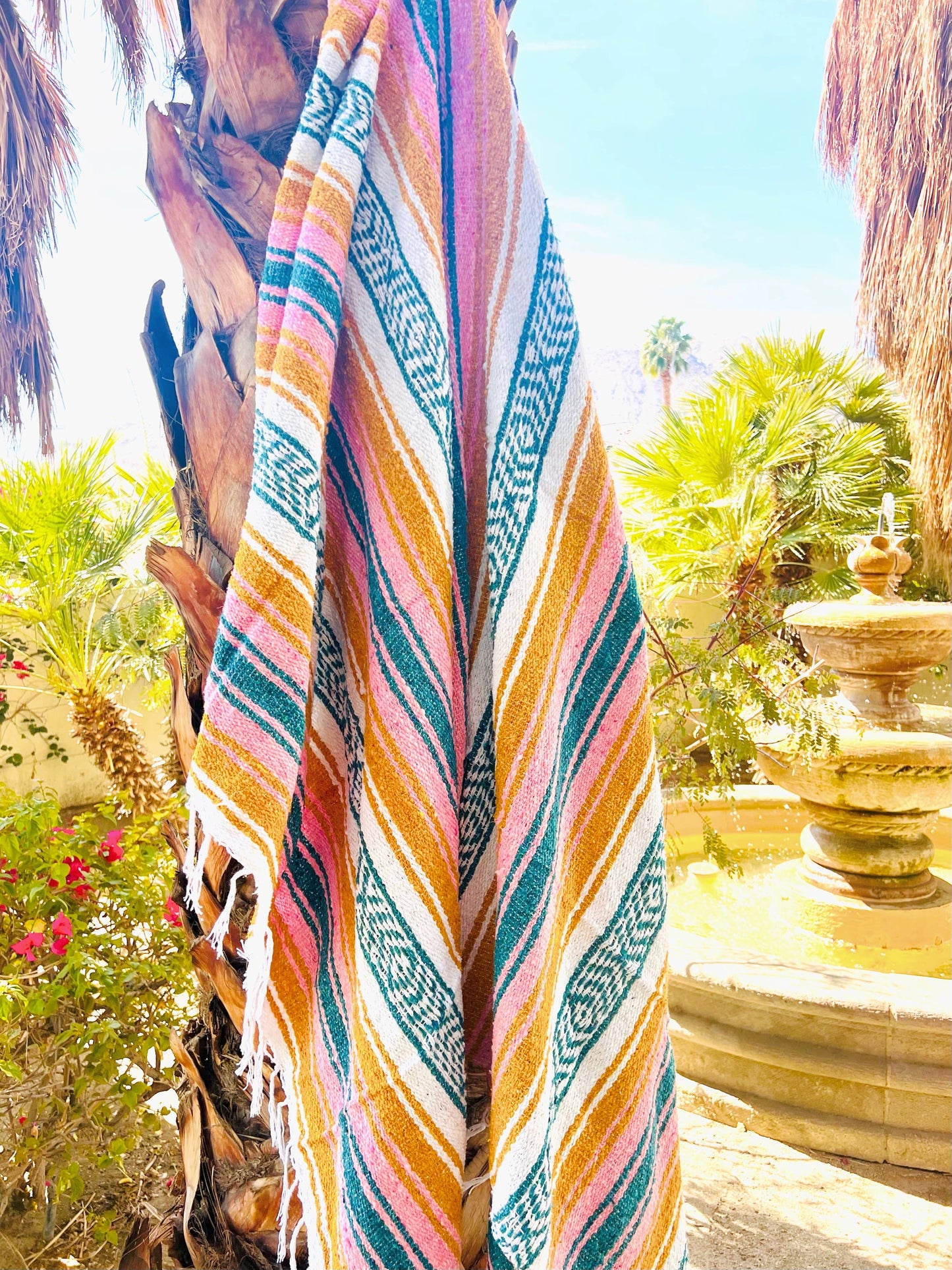 Haleiwa Throw Blanket l Mexican Blanket l Beach Blanket