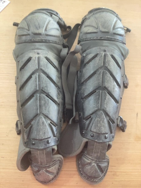 Black Warrior Baseball Knee Pads for Catching, Ages 12-15