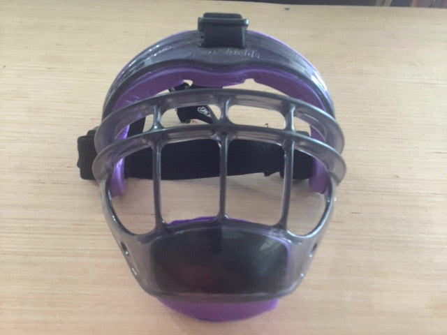 Purple/Black Sports Baseball Mask