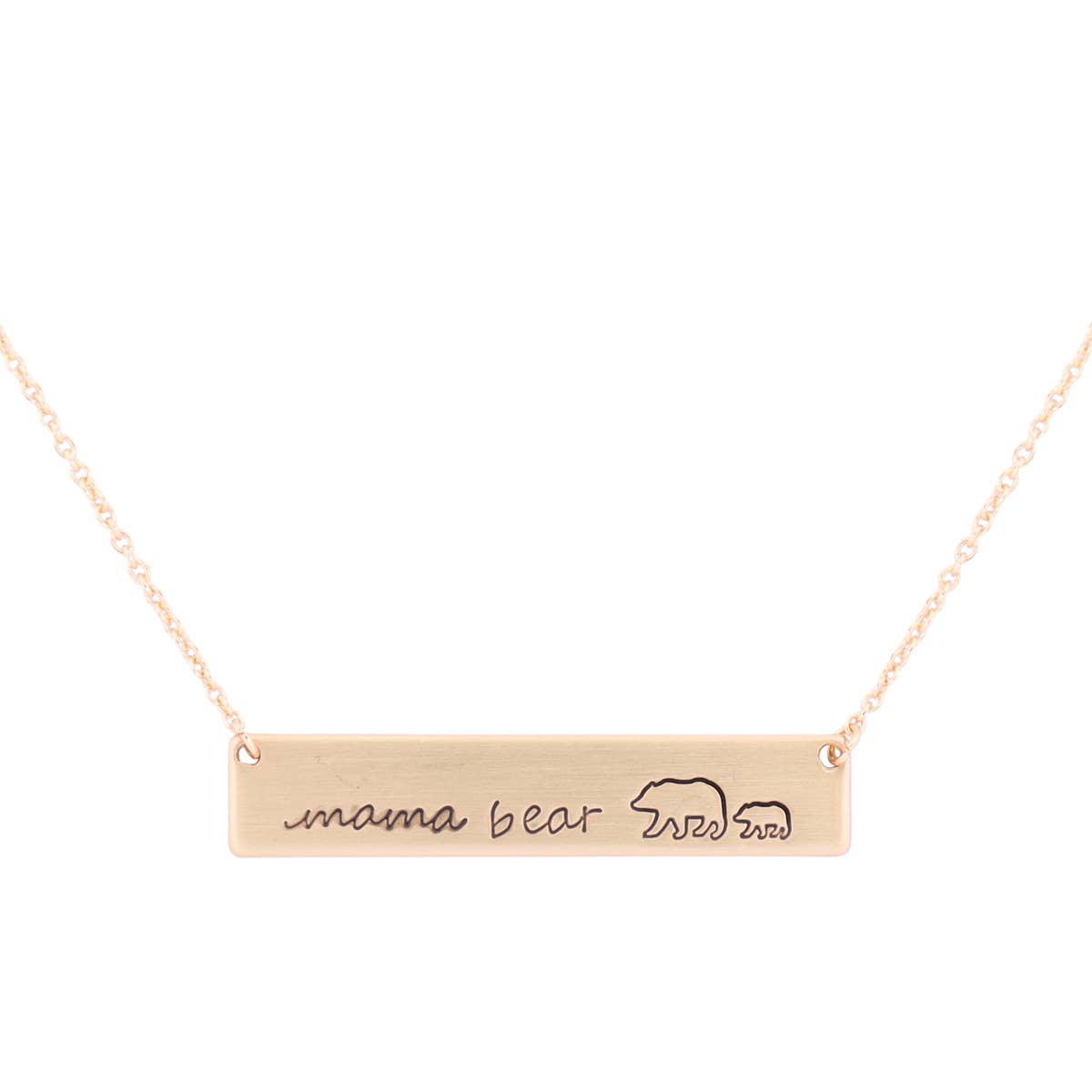 MAMA BEAR BAR NECKLACE