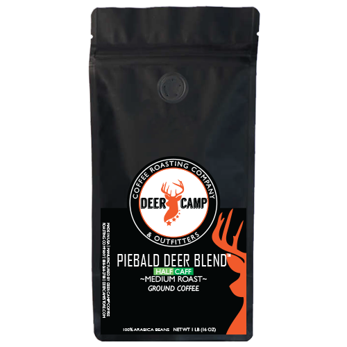 DEER CAMP® Coffee Piebald Deer Blend (Half Med.& Half Decaf)