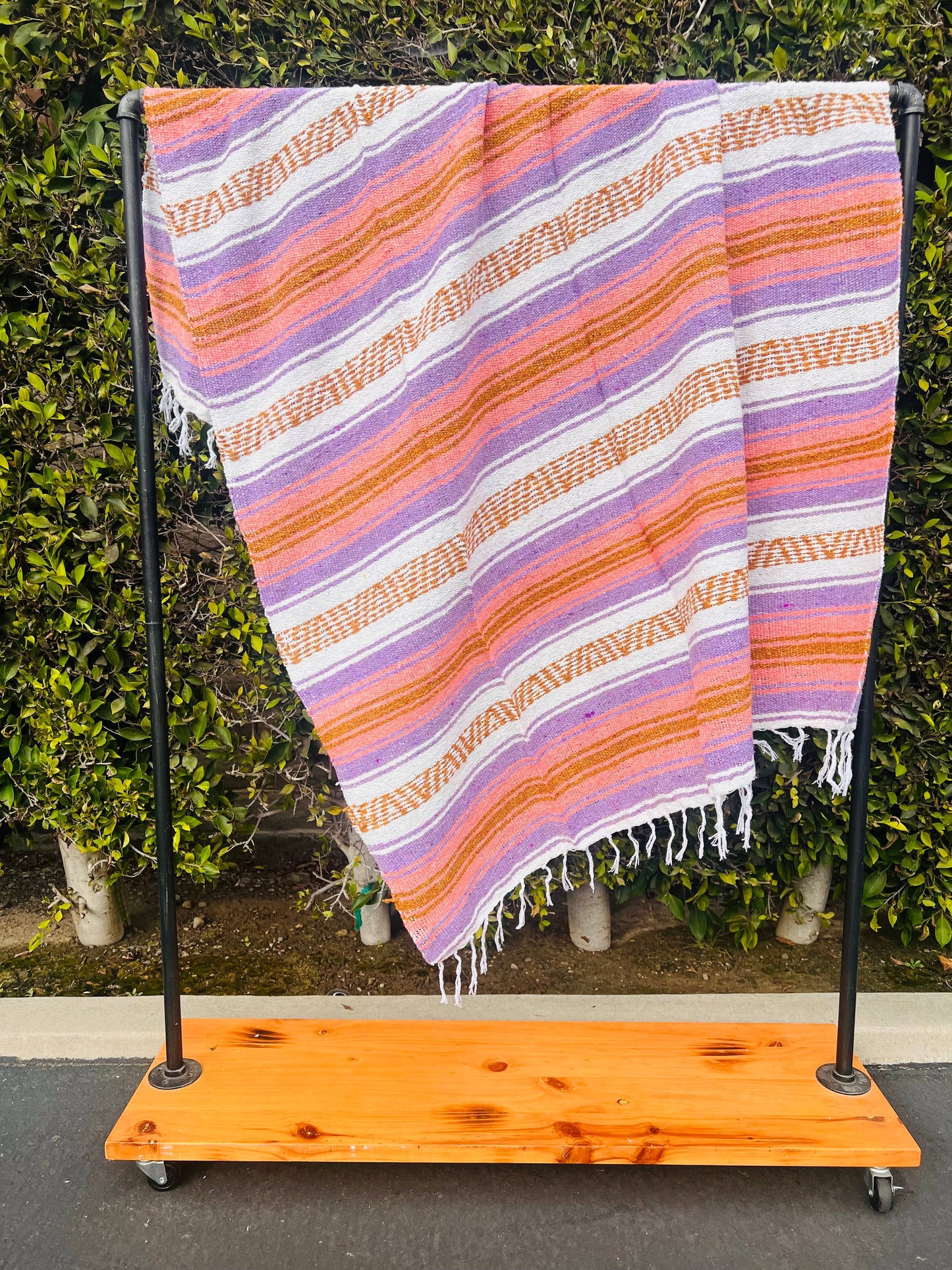 Desert Bloom Throw Blanket l Mexican Blanket l Home Decor