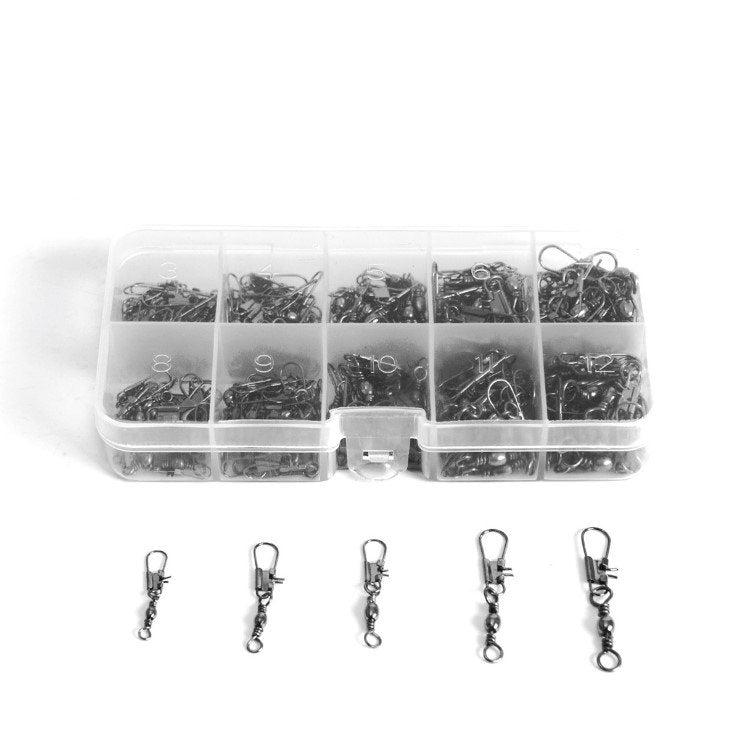 Stainless Steel Swivel & Snap Set (200 Pack)