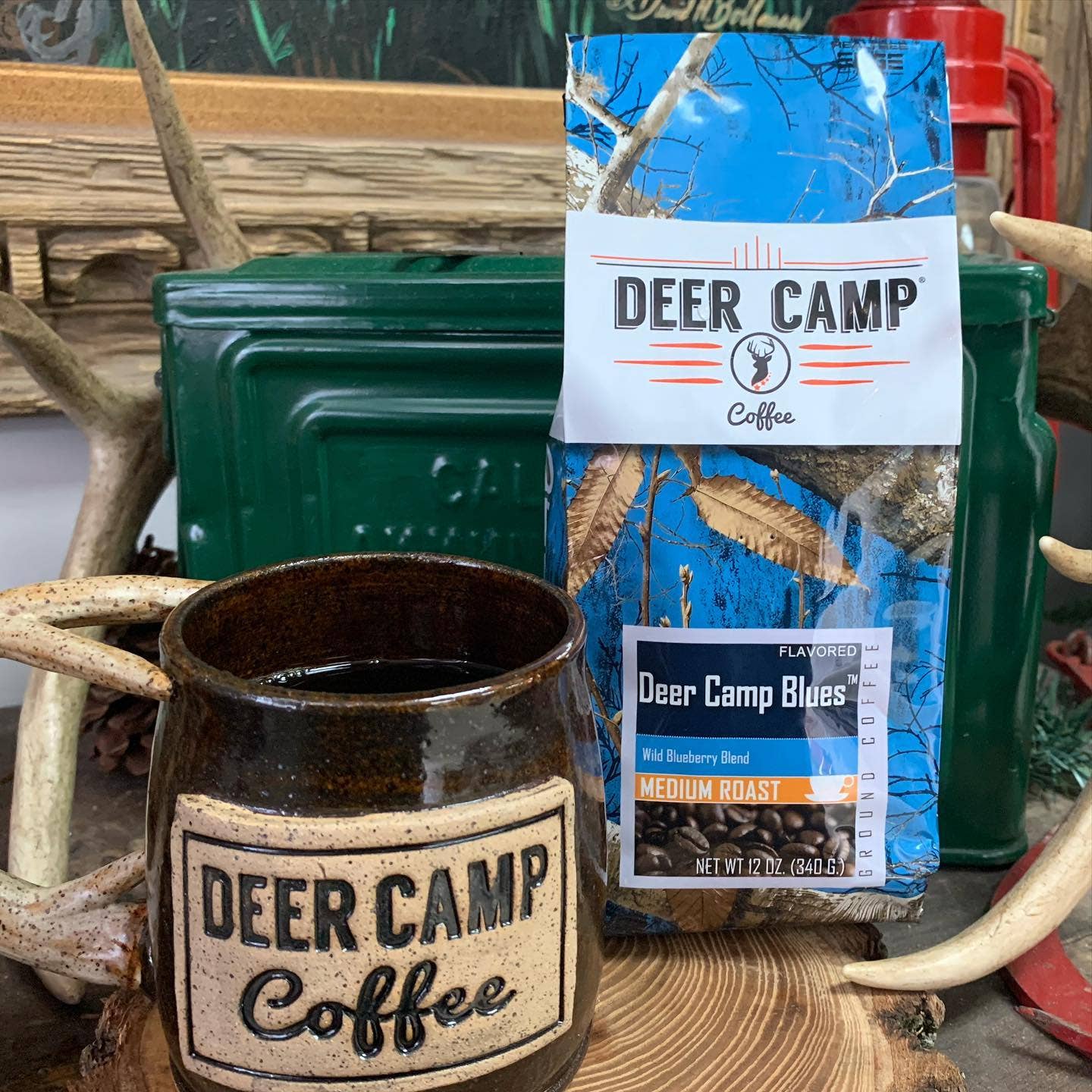DEER CAMP® Coffee DEER CAMP BLUES™ Wild Blueberry 12 Oz.