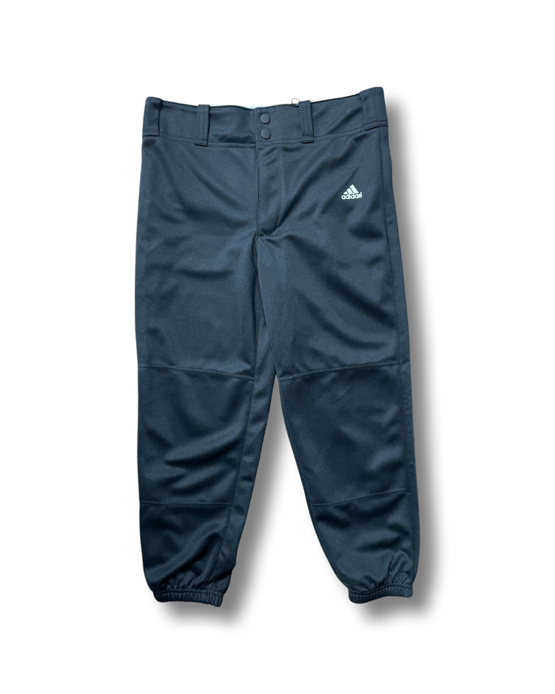 Black Adidas Baseball Pants, Youth Medium