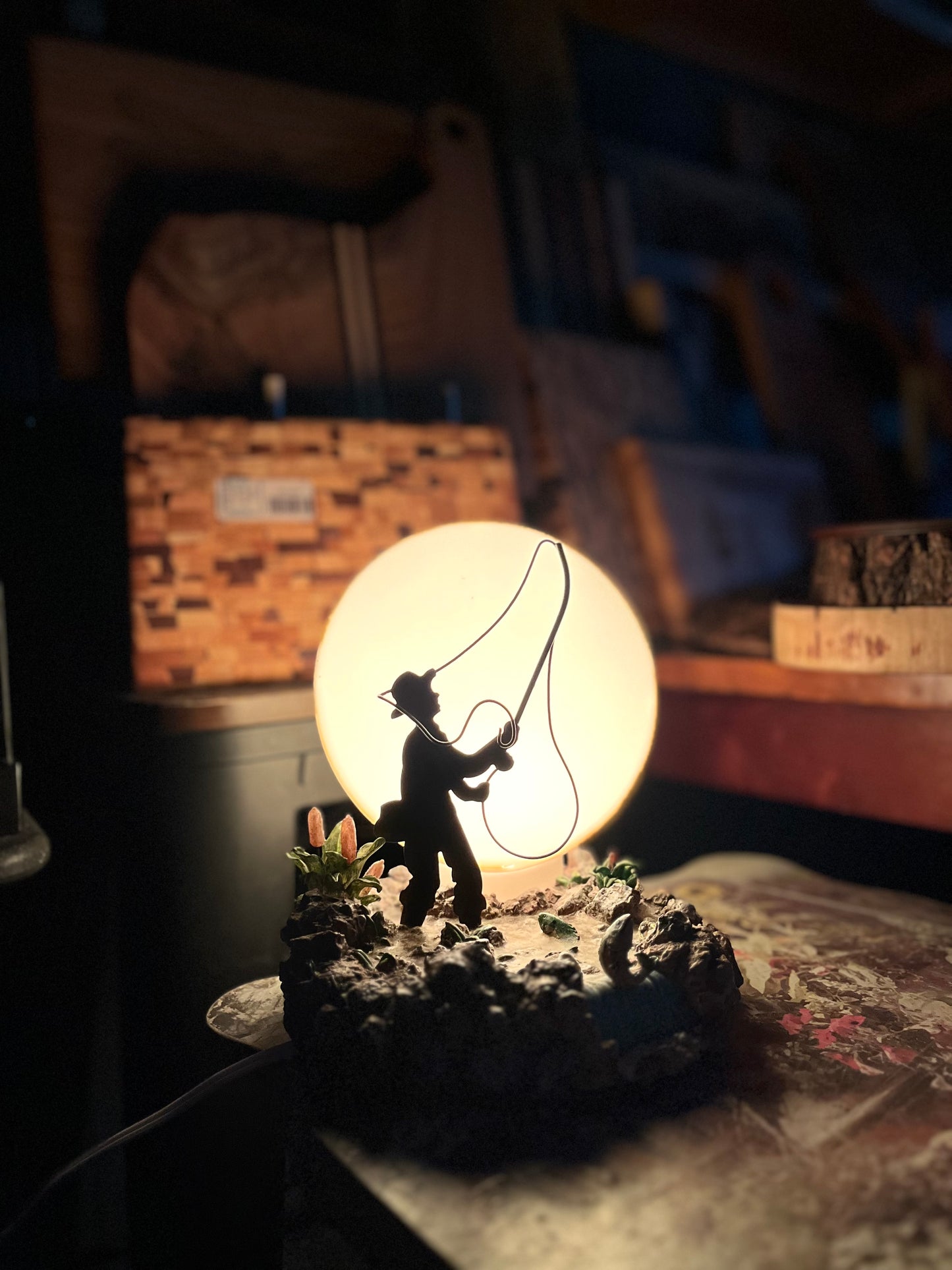 Fly fishing light