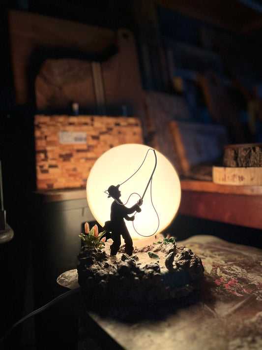 Fly fishing light