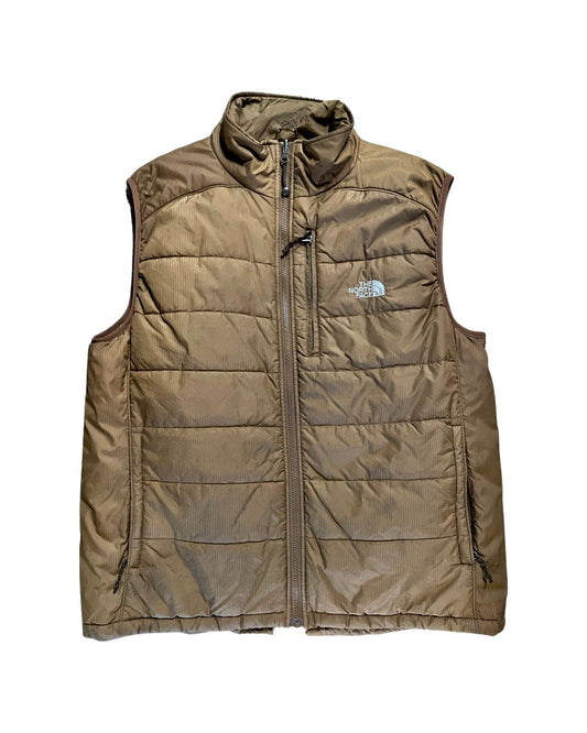 Brown The North Face Vest, xl