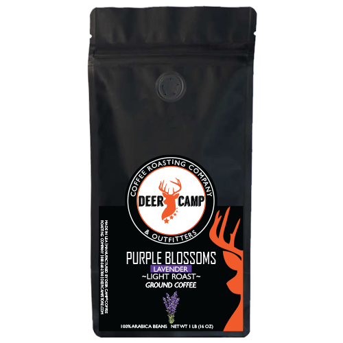 DEER CAMP® Coffee Purple Blossom Lavender Light1 lb. Ground