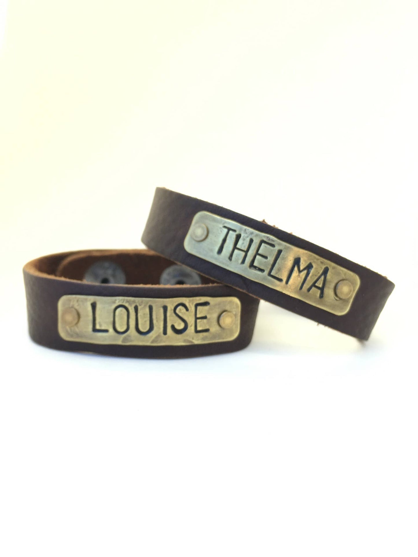 Thelma and Louise Leather Bracelet Set