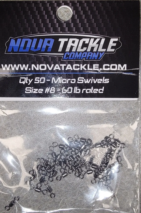 Stainless Micro Barrel Swivels - 50 pack