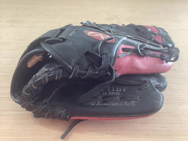 Black/Pink Rawling Baseball Glove, 11i nch
