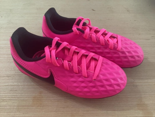 Hot Pink Nike Soccer Cleats, 12Y