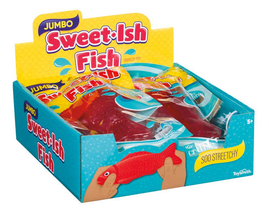 Toysmith Jumbo Sweet-Ish Fish Non-Edible Squeezy Toy