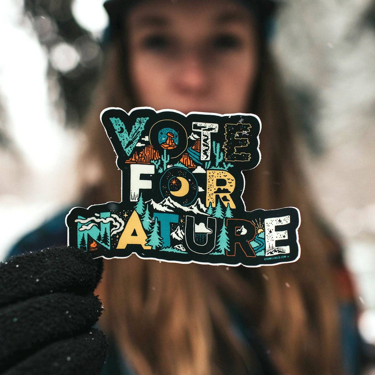 Vote For Nature Sticker