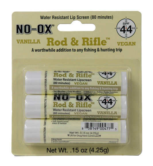 Rod & Rifle SPF 44 Lip Sunscreen 3-pack blister card