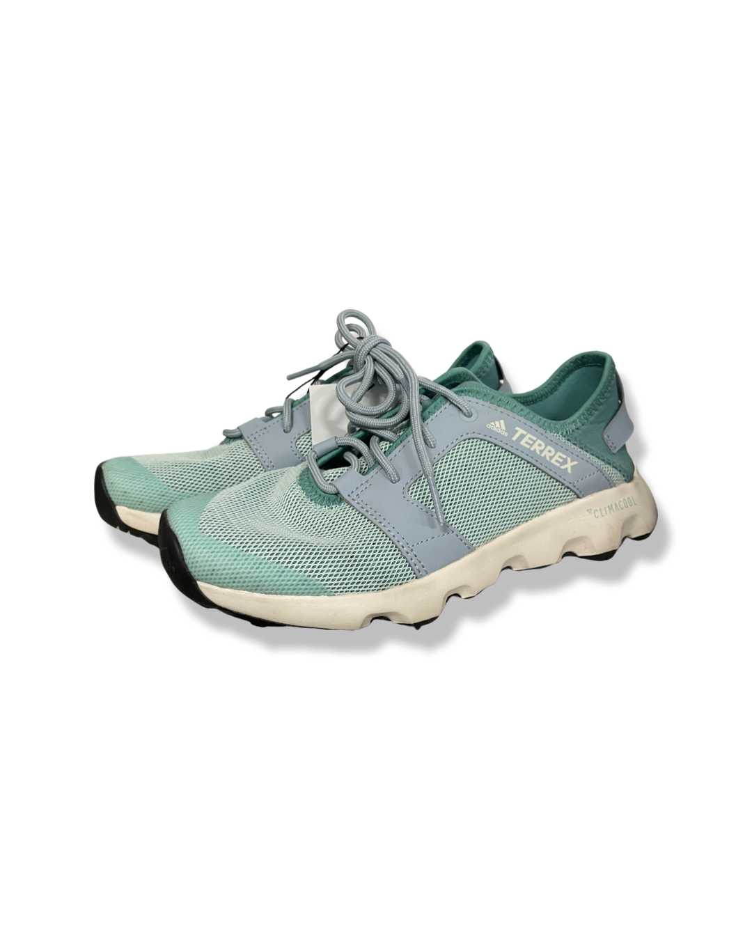 Blue Adidas Hiking Boots, Women's 6.5