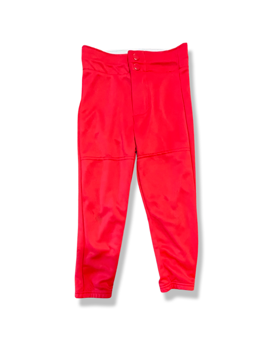 Red A4 Baseball Pants, Youth small